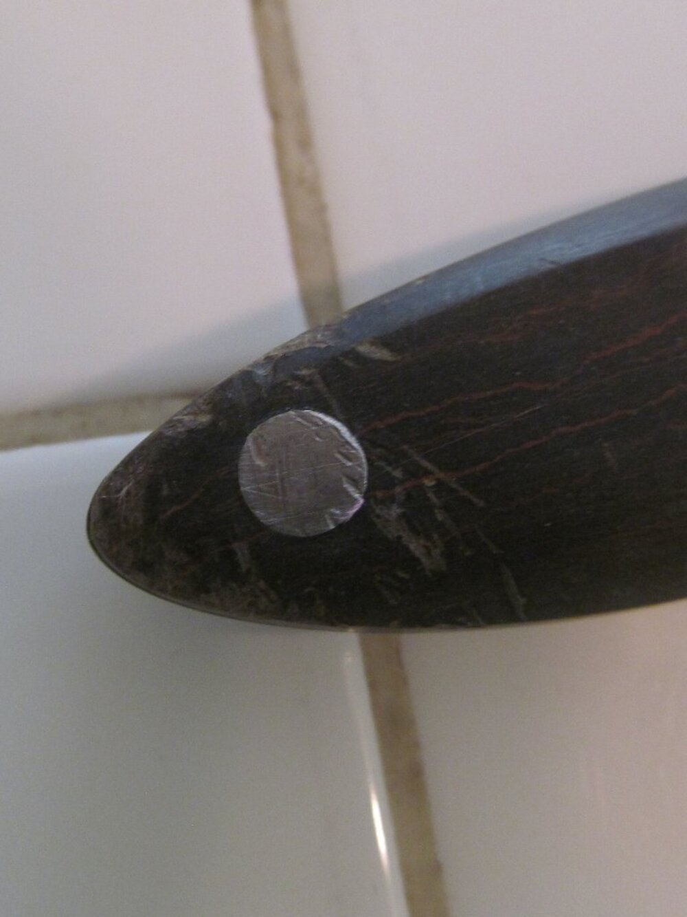 Cutco Vintage 2 ¼” Serrated Blade Paring Knife #1020 Brown Swirl Handle - Picture 4 of 9